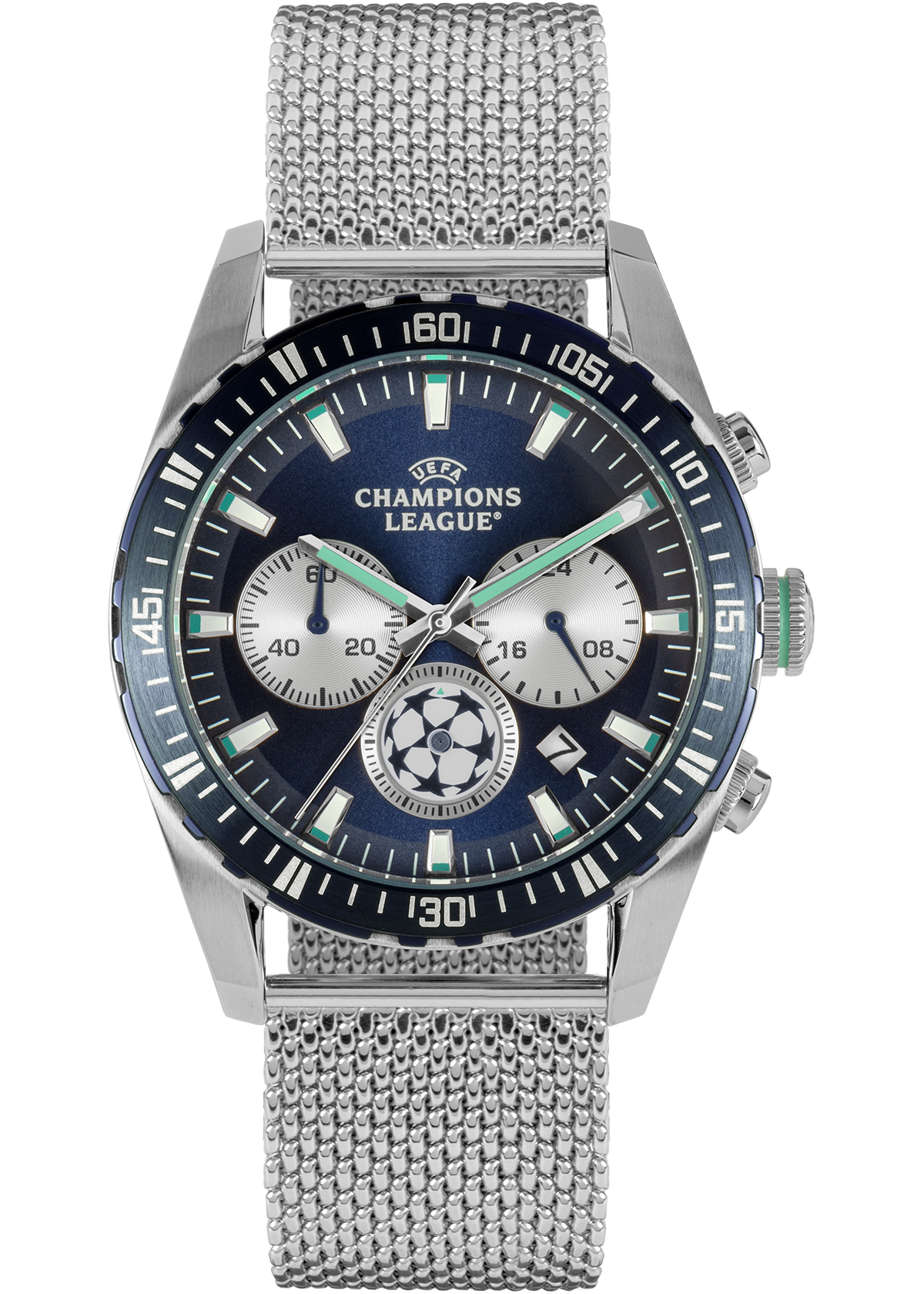 WRIST WATCH, chronograph, quartz, steel, date, champion virtue. Clocks &  Watches - Wristwatches - Auctionet